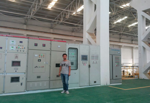 高壓軟啟動裝置在引風機上的應用 現場 高壓軟啟動裝置在引風機上的應用(圖1)